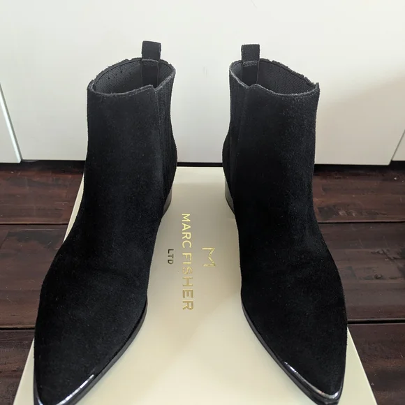 Marc Fisher Black Women's Ankle Boots - Picture 12 of 15